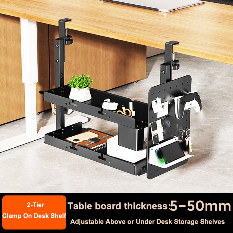 Gaming Accessories Organizer - Klembevestigbare 14 inch boven- en onderbouw
