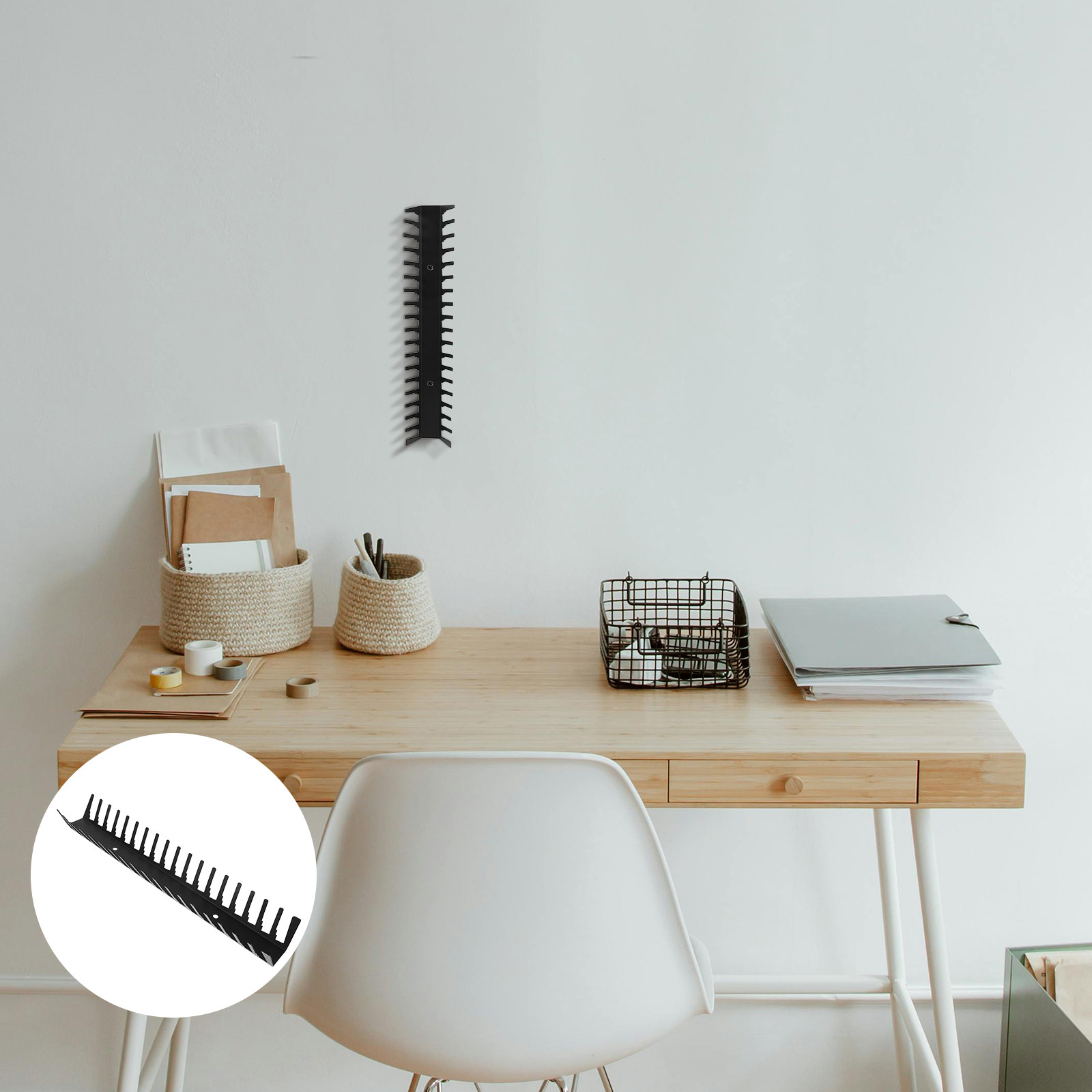 Gaming Accessories Wall Mount - 4-delige transparante opbergunit - aan de