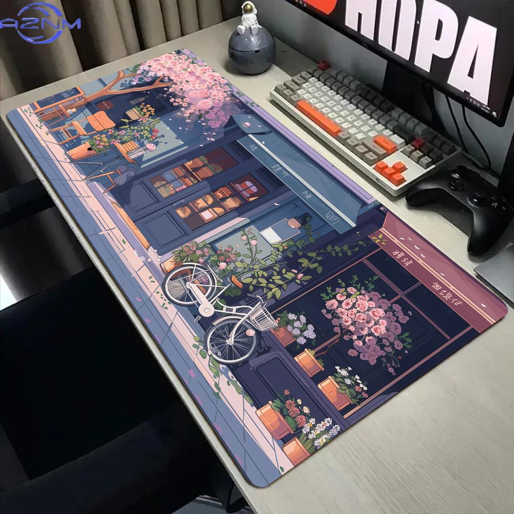 Gaming Accessories Shop - Romantic Dessert Shop grote muismat bureaumat