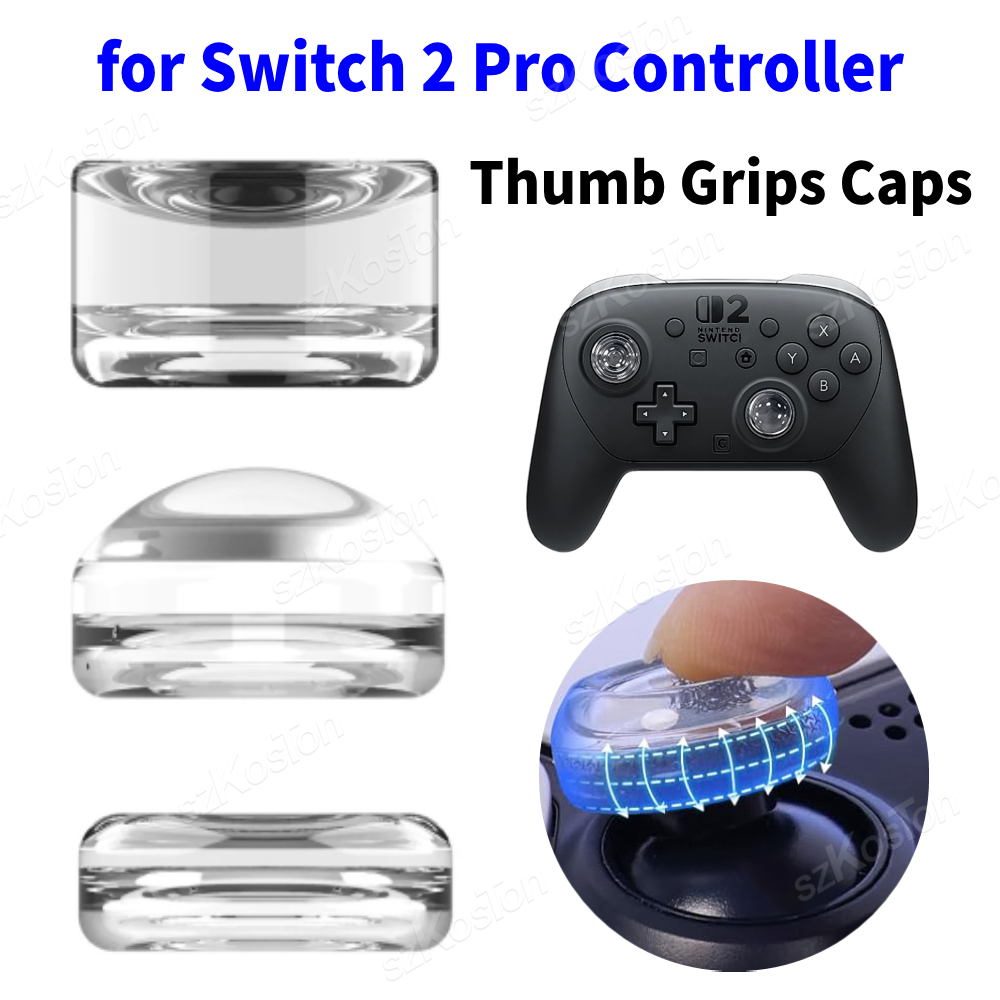 Gaming Accessories Joystick - Doorzichtige duimgrepen Caps voor Switch 2