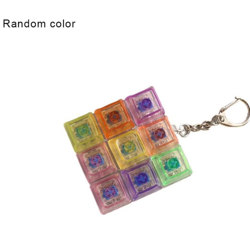 Keyboard Switch Tester - 10 Stijlen LED Toetsenbord Fidget Sleutelhanger
