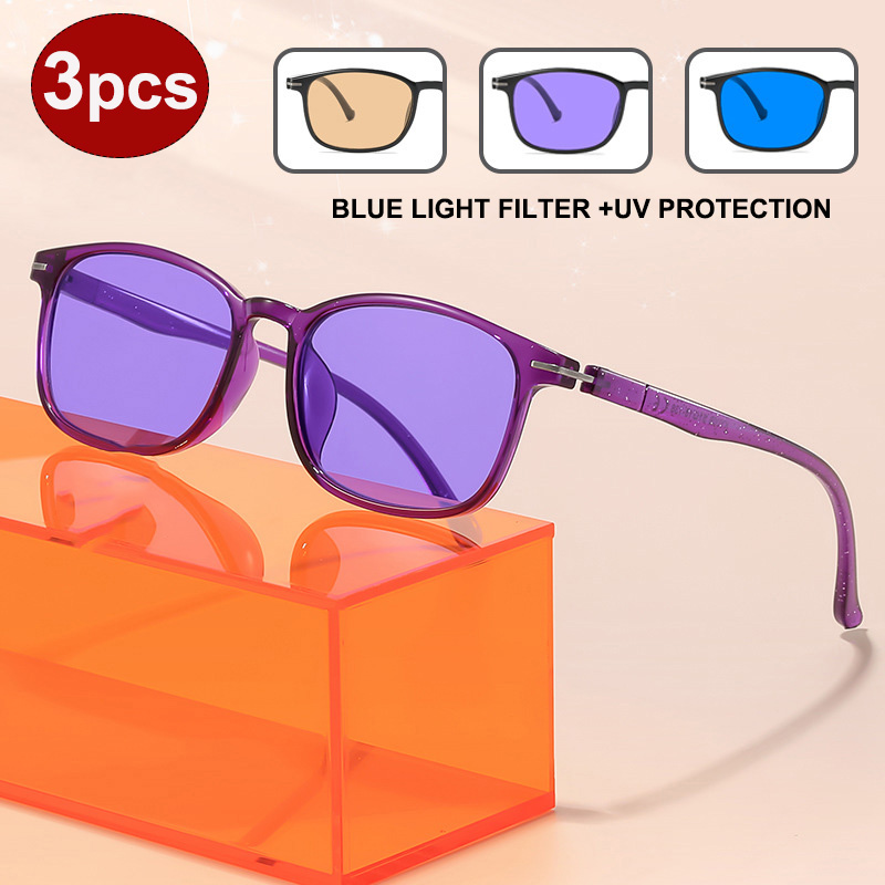 Gaming Glasses Tinted - Blauwlichtfilterende brillen voor heren en dames