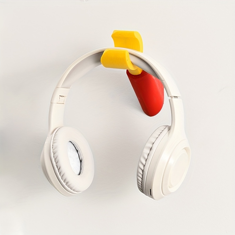 Gaming Accessories Wall Mount - Schattige eendenbekklem zelfklevende hoofdtelefoonwandhaak, geen boor