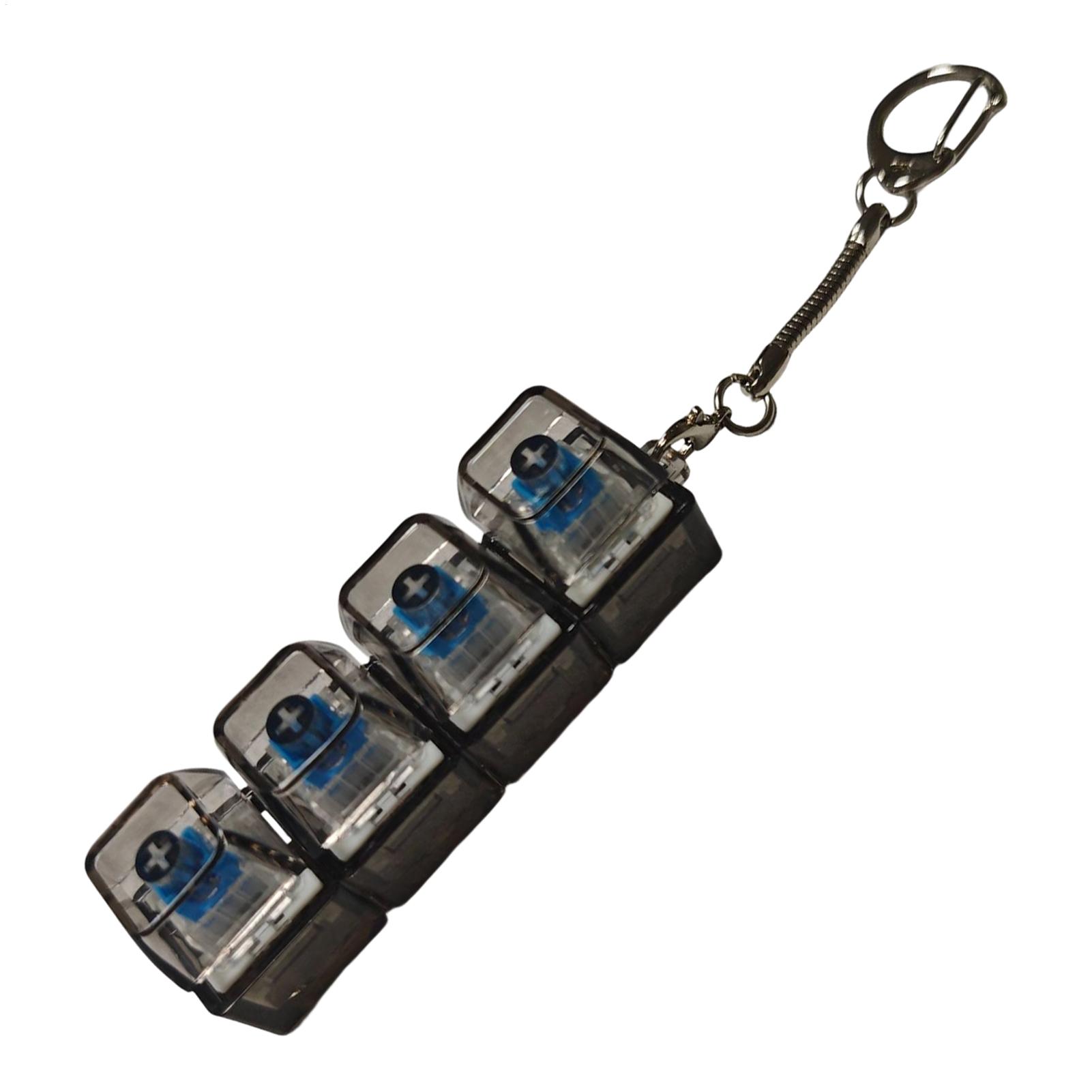 Keyboard Switch Tester - Toetsenbord sleutelhanger Toetsenbord sleutelspeelgoed Stressverlichting DIY