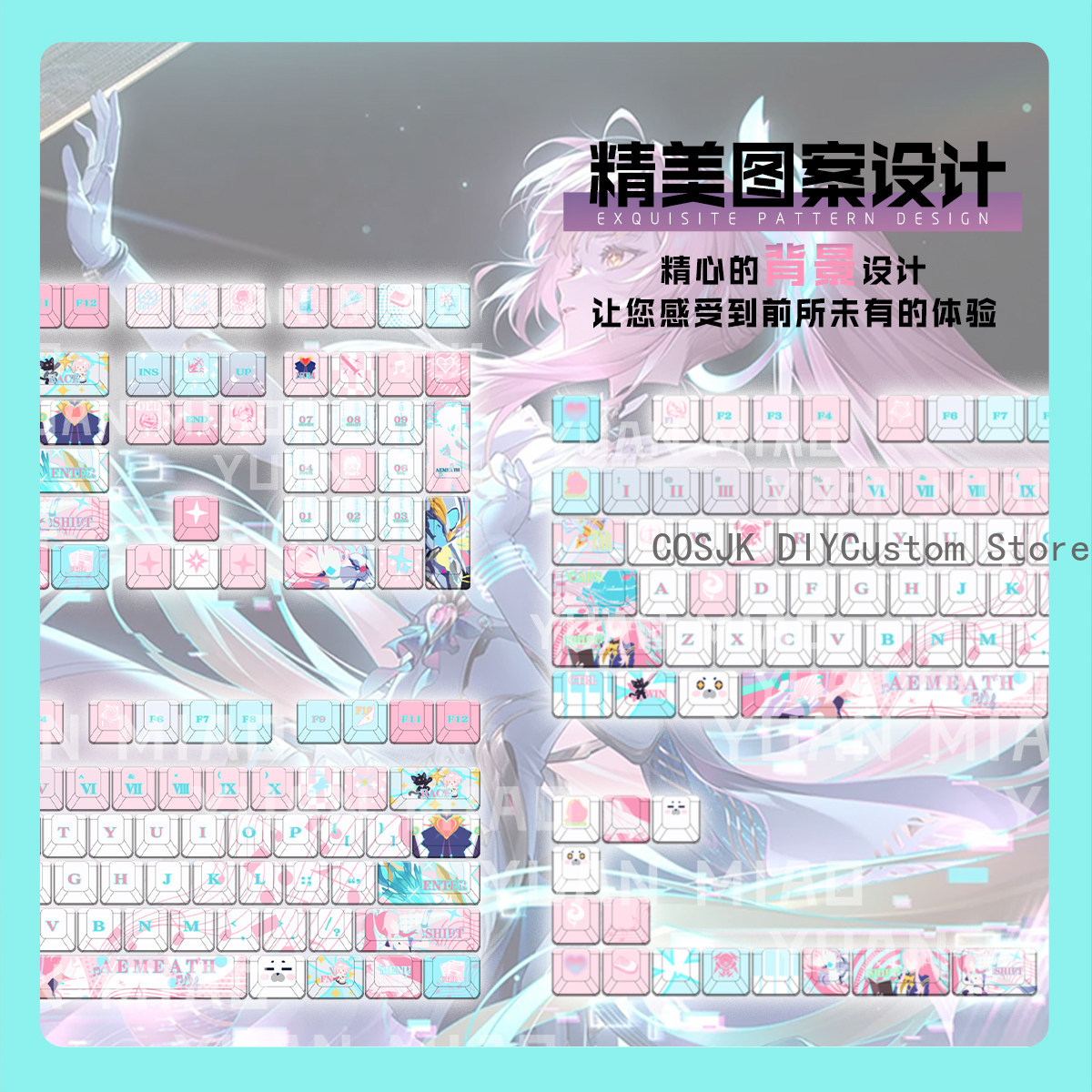 122 Toetsen Anime Wuthering Wa - Gaming Accessories In China recensie en prijs