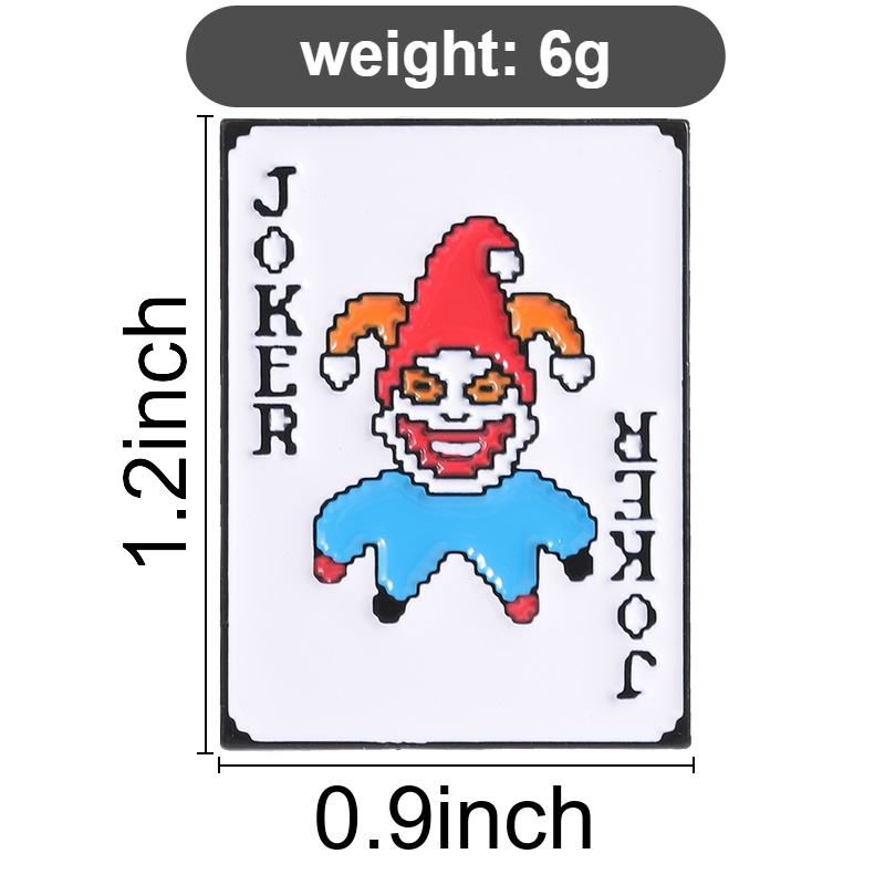 Poker Joker Emaille Pins Pixel - Joker Gaming Accessories recensie en prijs