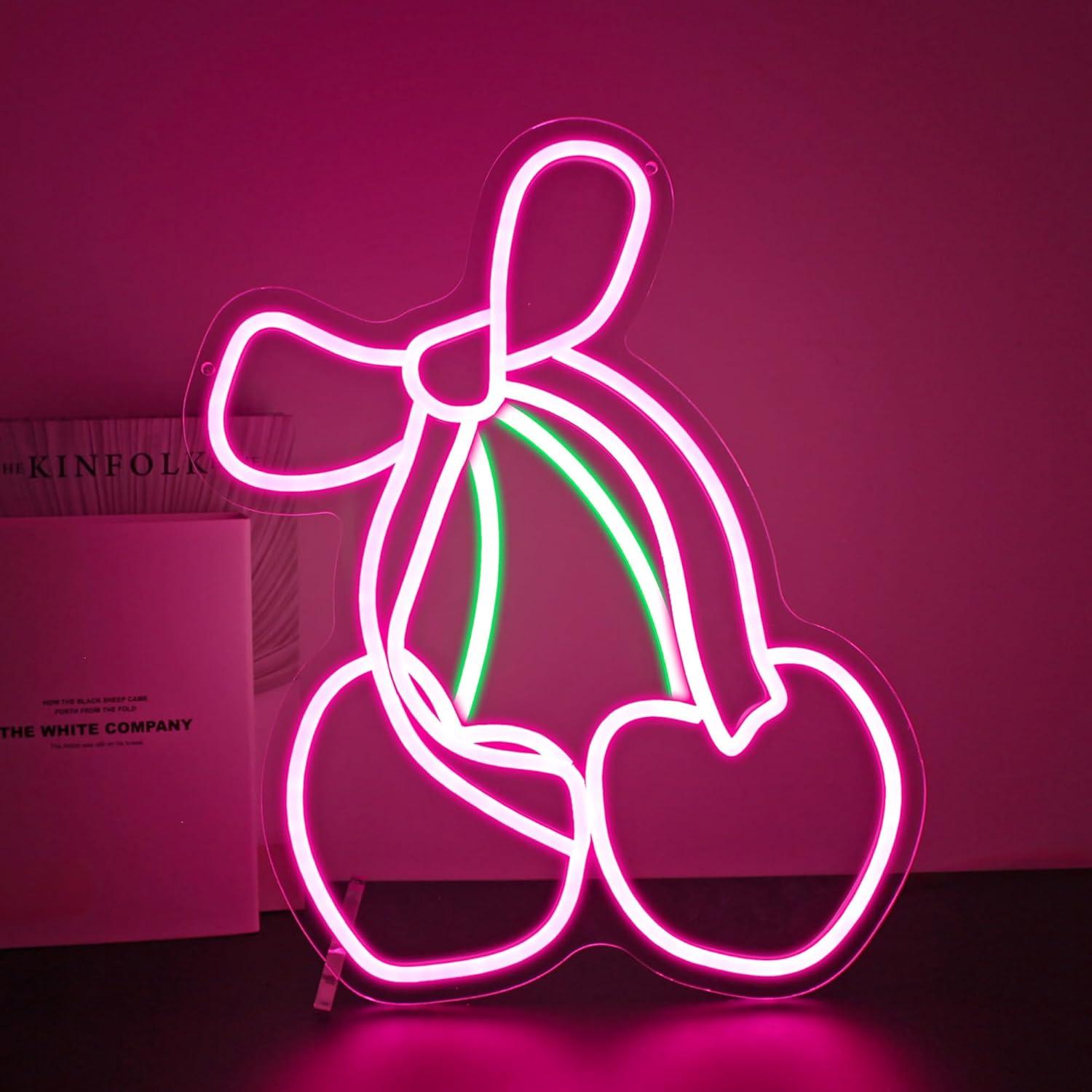 Cherry Bow Neon Sign USB Dimba - Gaming Accessories Shop recensie en prijs