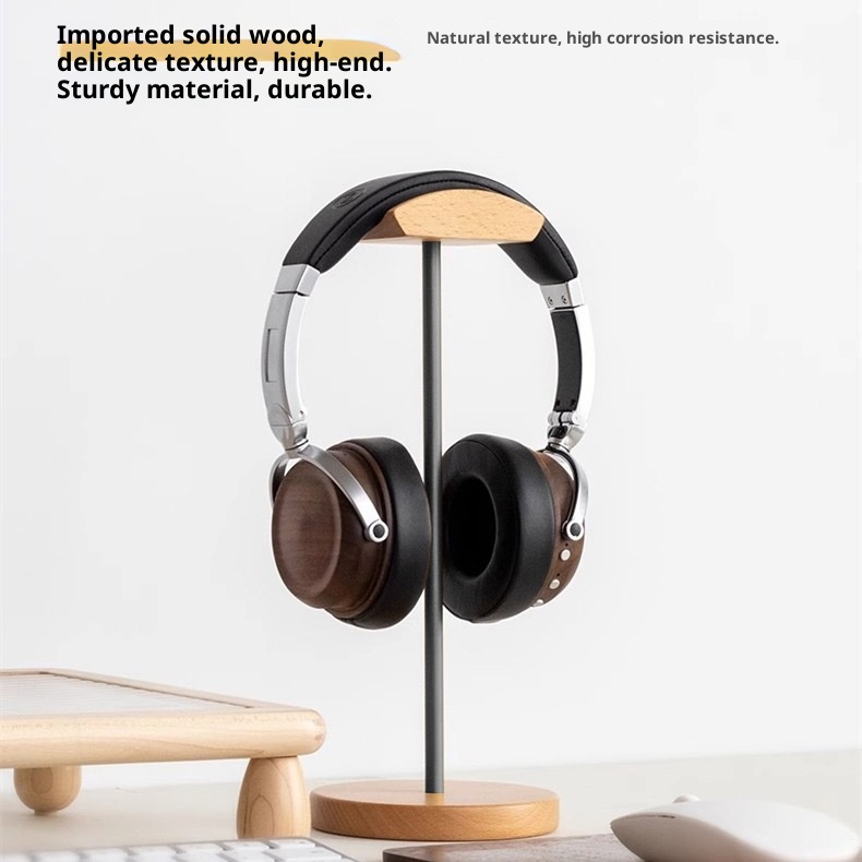 Houten en aluminium hoofdtelef - Gaming Accessories Sale recensie en prijs