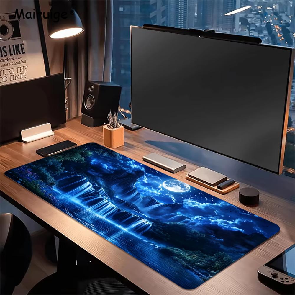 Maanverlichte waterval Landsch - Gaming Accessories Organizer recensie en prijs