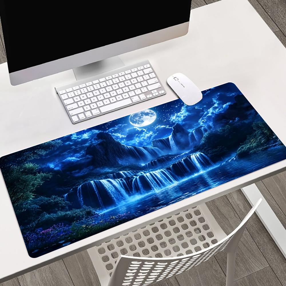 Maanverlichte waterval Landsch - Gaming Accessories Organizer recensie en prijs