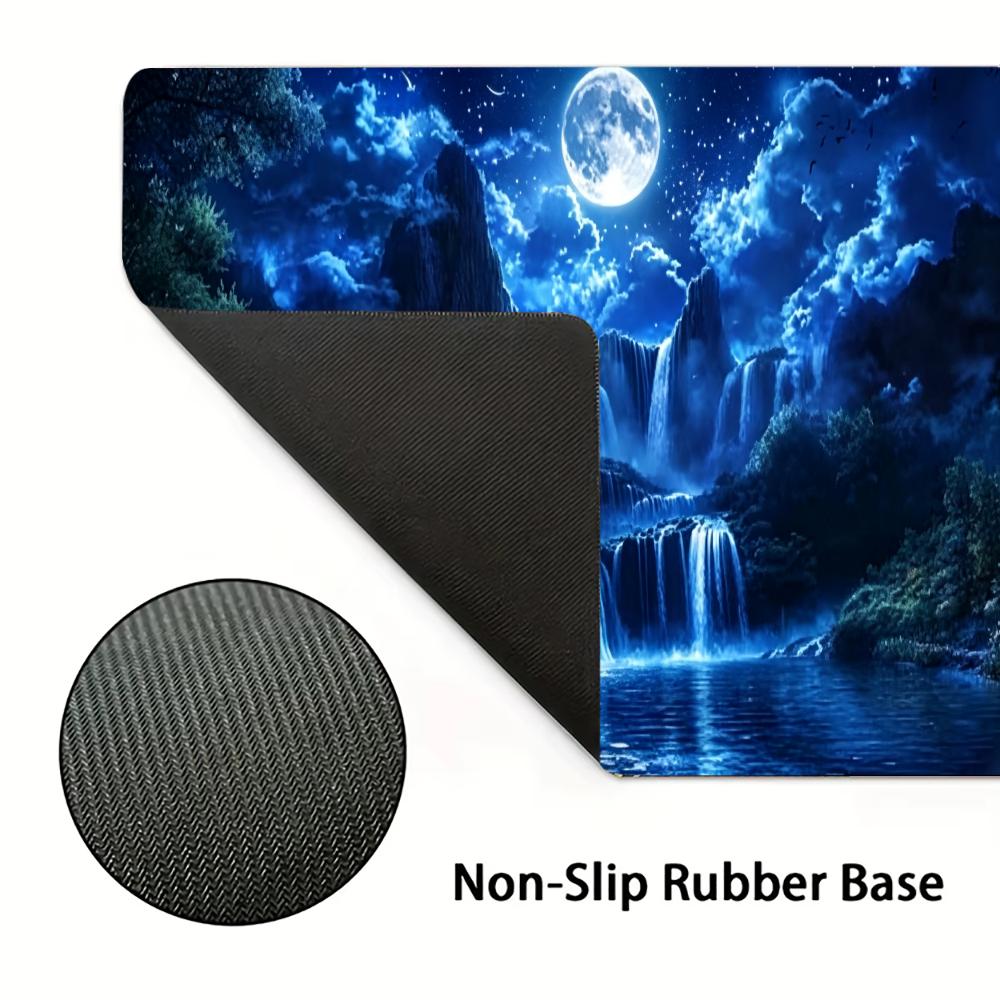 Maanverlichte waterval Landsch - Gaming Accessories Organizer recensie en prijs