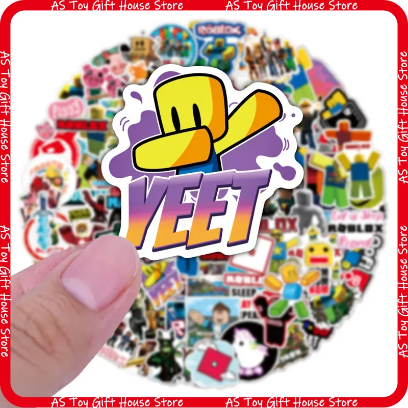 100 stuks Roblox-stickers zelf - Gaming Accessories Roblox recensie en prijs