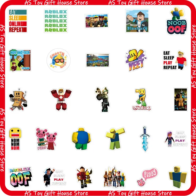 100 stuks Roblox-stickers zelf - Gaming Accessories Roblox recensie en prijs
