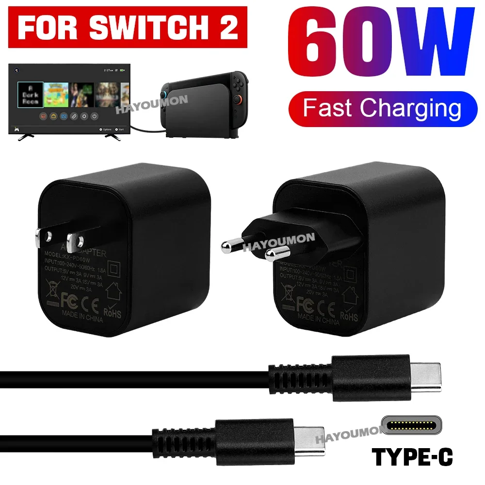 AC-adapter voor Switch 2 snell - Gaming Accessories Wall Mount recensie en prijs