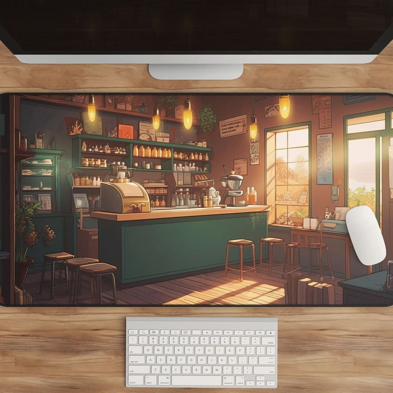 Kawaii Anime Bureaumat Coffee  - Gaming Accessories Shop recensie en prijs