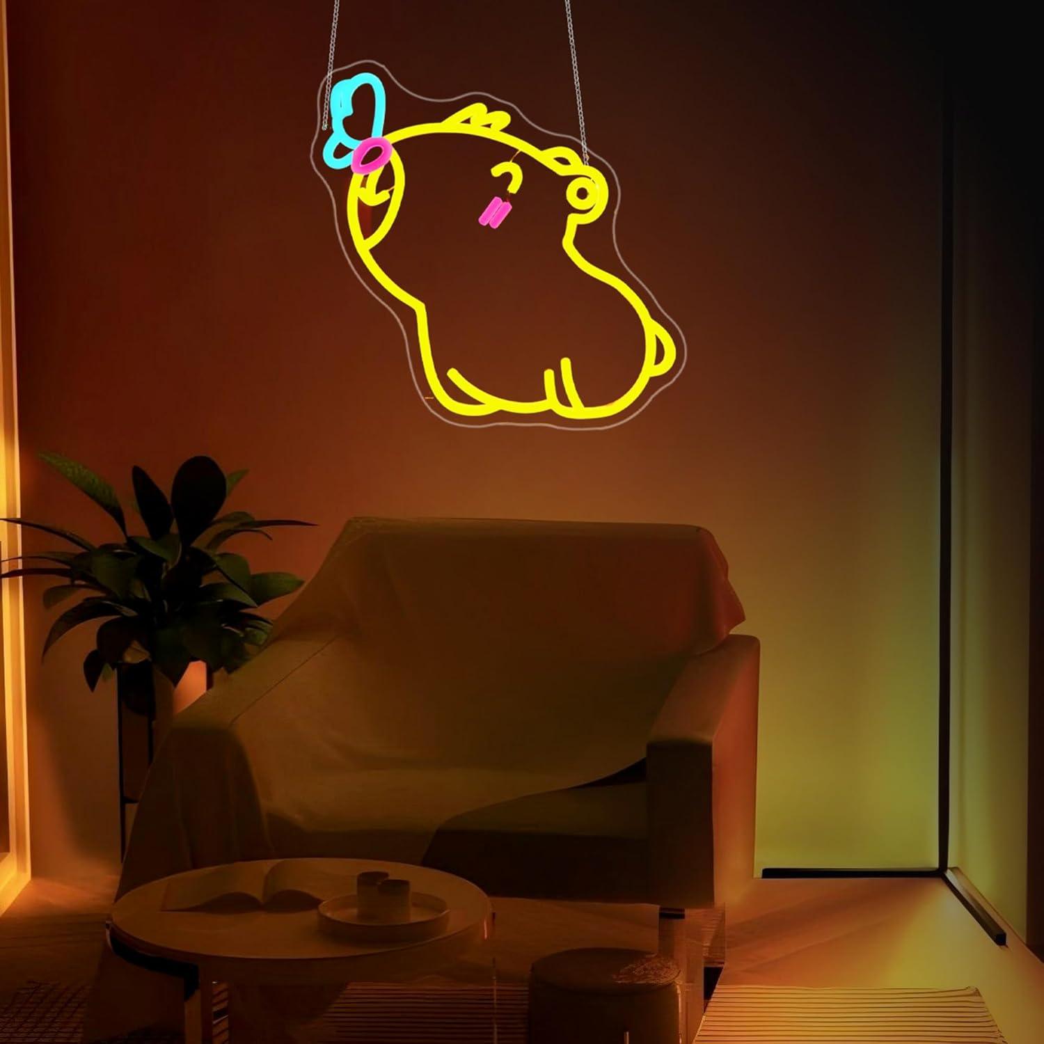 Capybara Neon Sign USB Dimbare - Gaming Accessories Shop recensie en prijs