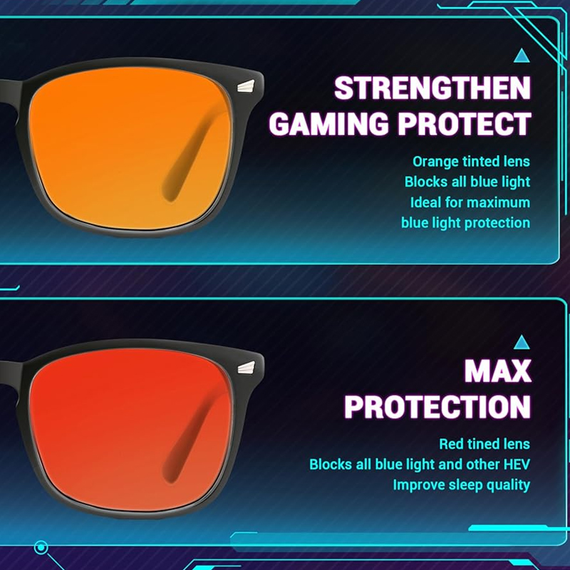 Anti Blauw Licht Getinte Lenze - Gaming Glasses Tinted recensie en prijs