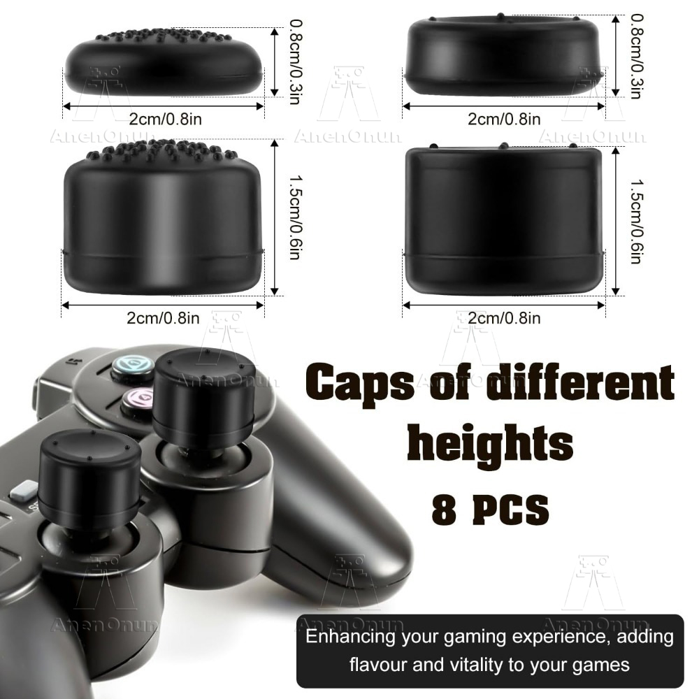 8PCS Thumb Grip Caps Controlle - Gaming Accessories Ps4 recensie en prijs