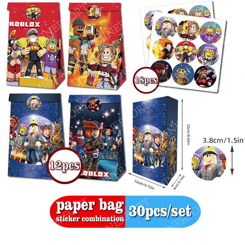 ROBLOX papieren zak ronde stic - Gaming Accessories Roblox recensie en prijs