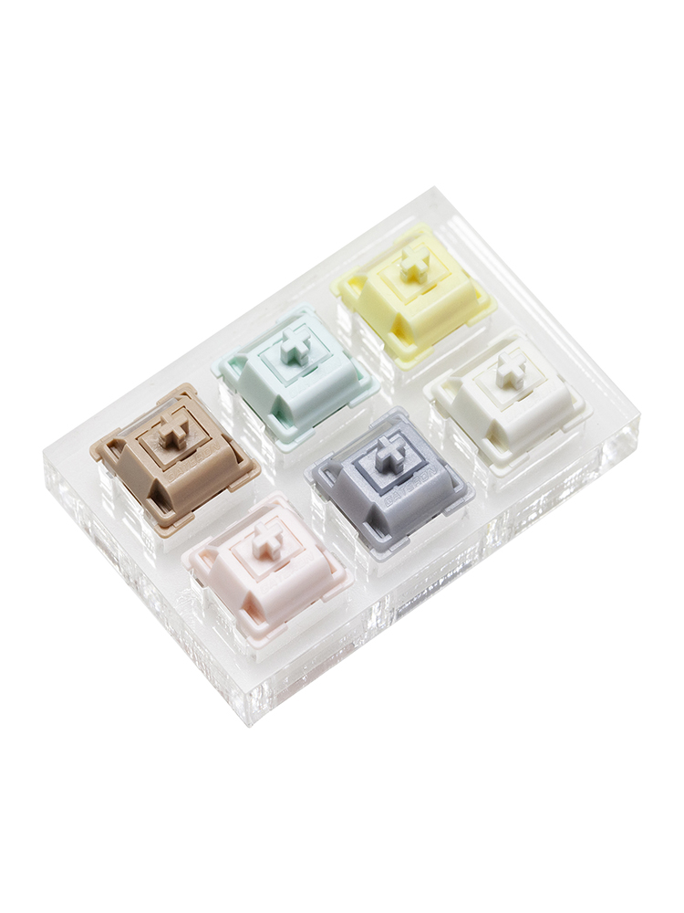 6 Gateron Smoothie schakelaart - Keyboard Switch Tester recensie en prijs